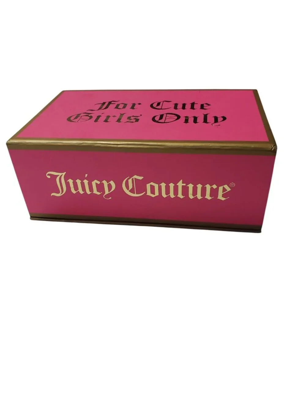 NEW Juicy Couture Girls 100% Merino Wool Mittens Cream Pink Heart Print with Box